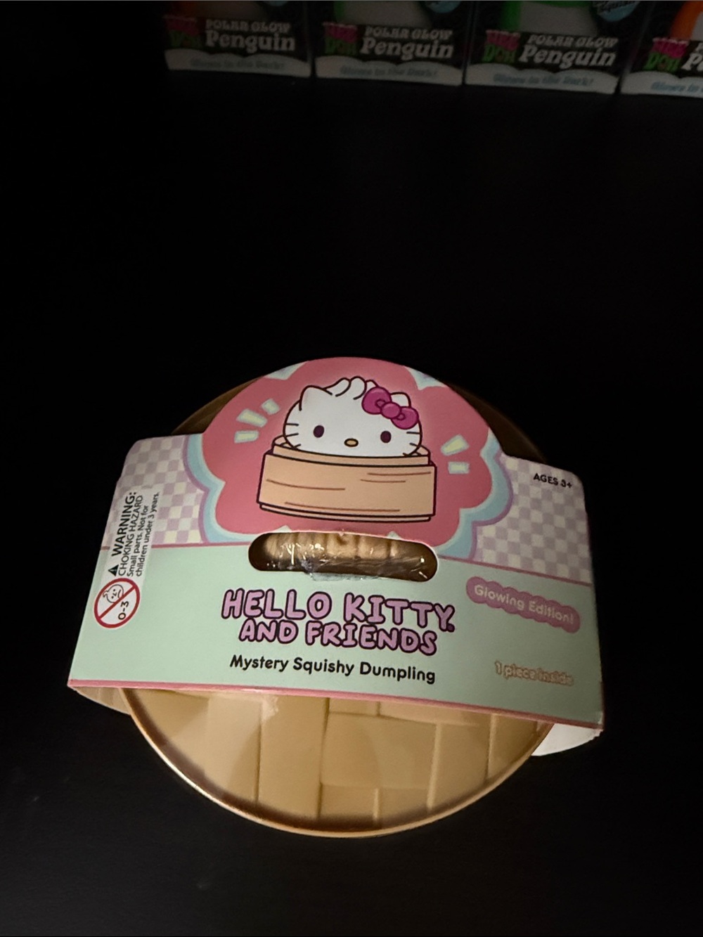 🎀 RARE Hello Kitty & Friends Mystery Squishy Dumpling Glowing Edition ✨